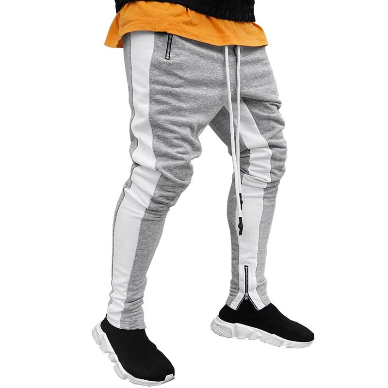 Track Broek Heren Skinny Broek Heren Joggers Joggingbroek Fitness Broek Voor Mannen Met Pocket Strip Broek Jogger Bodem