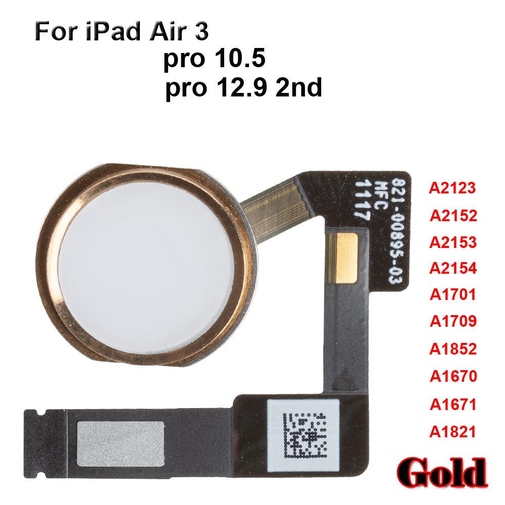 Heimat Taste Schlüssel Mit biegen Kabel Für iPad Profi 10,5 A1701 A1709 A1852 12,9 2nd A1670 A1671 A1821 Luft 3 a2123 A2152 A2153 A2154: Grün