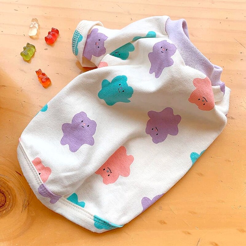 Camiseta transpirable con estampado de gato pomeraniano, ropa para perro pequeño, Schnauzer, VIP, Bichon, Verano