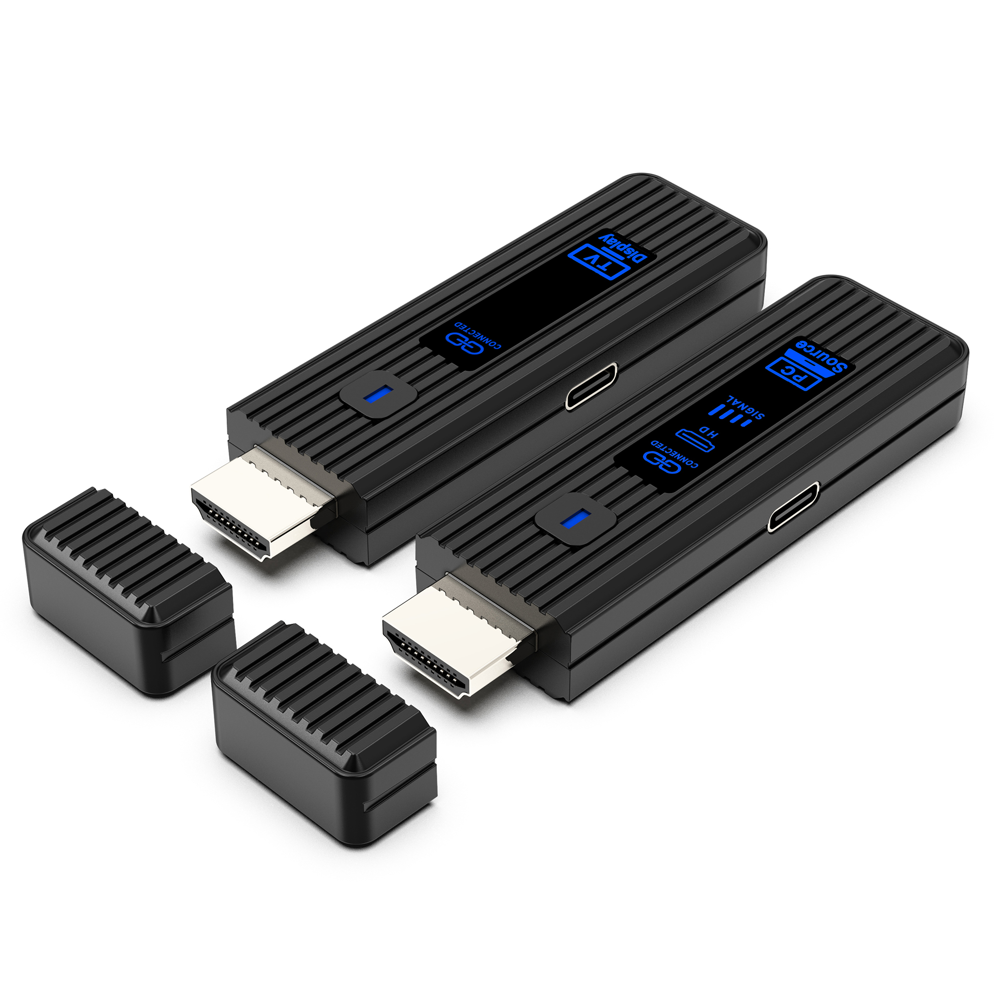 Bezprzewodowy zestaw nadajnika i odbiornika HDMI robić przedłużania wideo, adapter dongle TV Stick robić PC, kamery, laptopa, projektora, monitora, telewizora