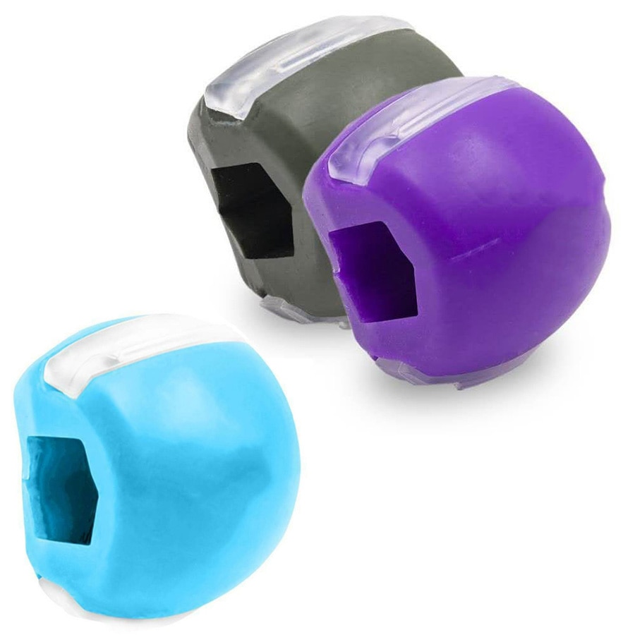 Músculo Facial entrenamiento 3 color cara pelota para hacer ejercicio Anti-arrugas eficaz cara muscular entrenamiento pelota para hacer ejercicio remodelación de cara herramienta