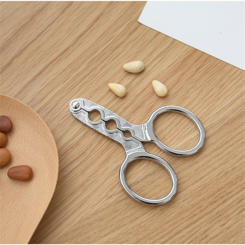 Melon Seed Opener Clamp Walnut sunflower Nut Cracker Kitchen Household tool Sheller Nutcracker Pine Plier Scissor