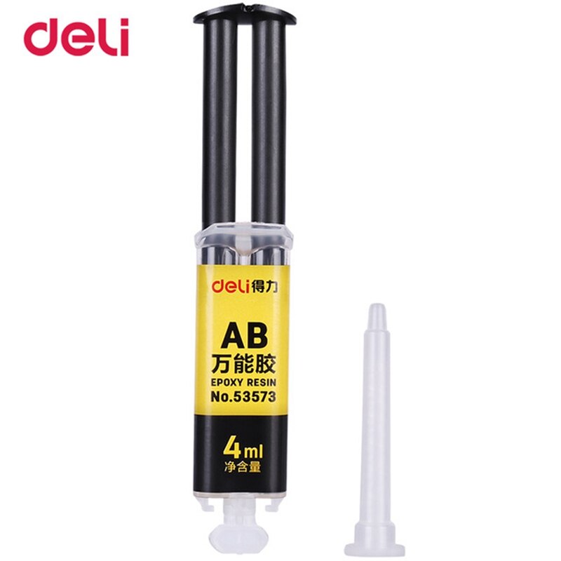 1 stk deli 53573# 4ml 2 minutters hærdning super flydende ab lim til glas metal gummi vandtæt stærk klæber
