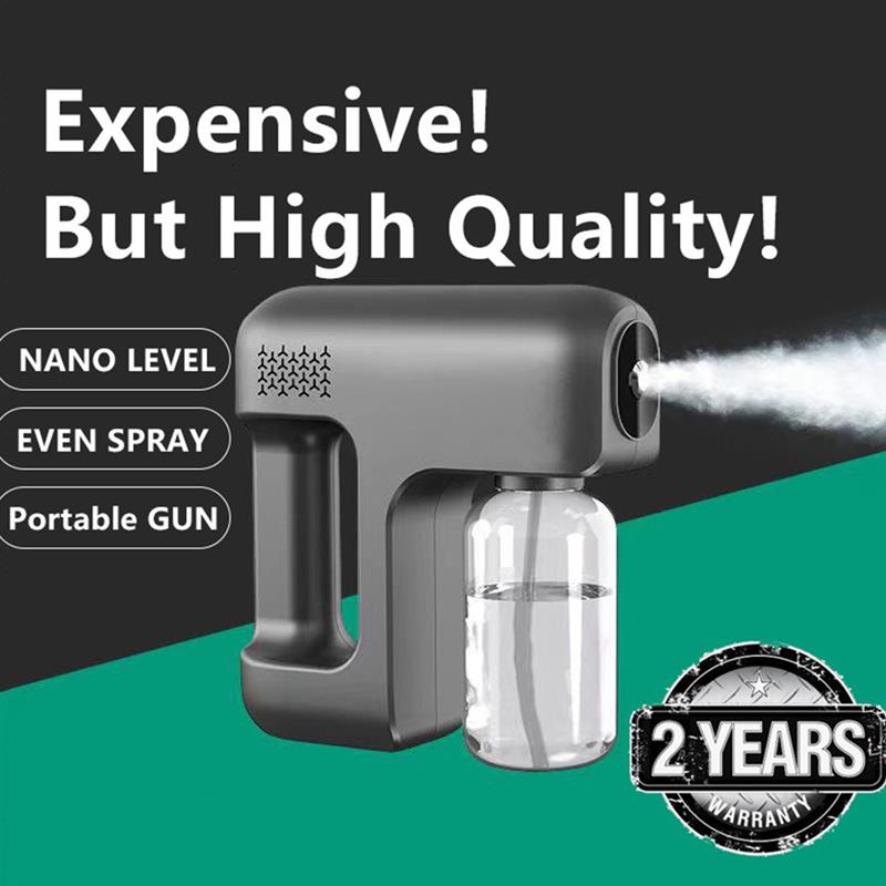 Atomizer USB Rechargeable Mist Sprayer 380ml Adjustable Atomizer Automatic Handheld Mist Spraying Machine