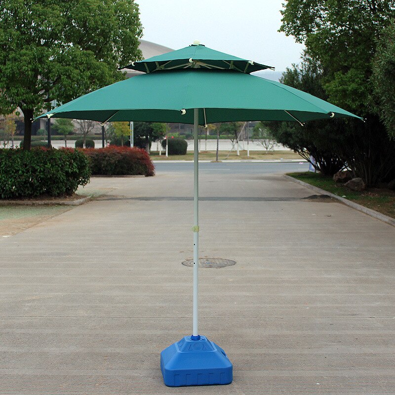 Outdoor fishing camping sunshade umbrella stand water sand fill plastic umbrellas support tripot quad steel structure