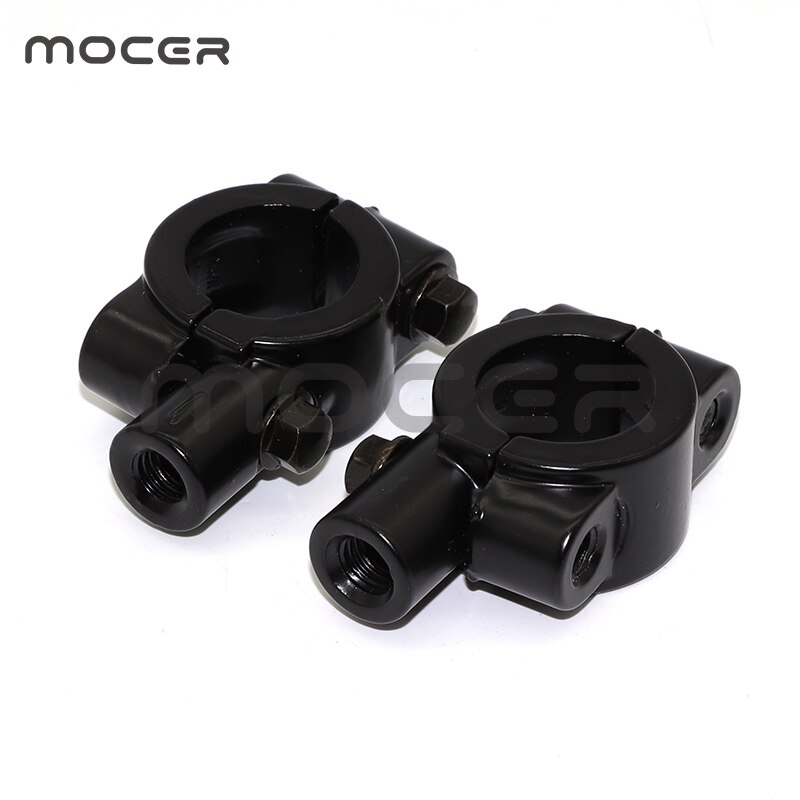 Abrazadera montaje de espejo para motocicleta, 1 Uds., 22mm, 10mm, 7/8 ", XP-064: 8mm