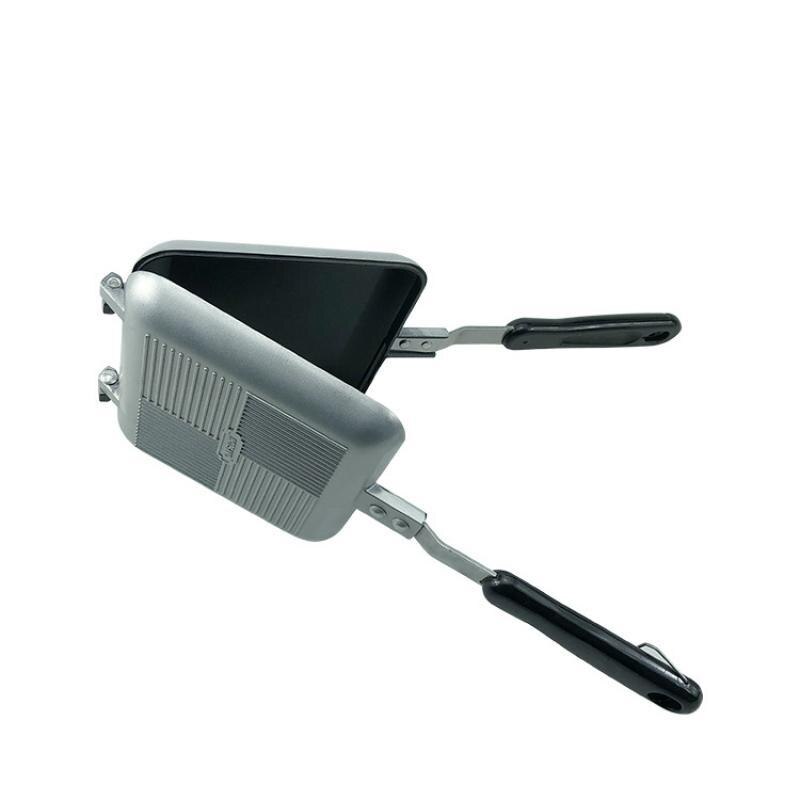 Røykfri stekepanne egnet for gass husholdning sandwich toast form toast brød bakebrett non-stick aluminium flip pannekake panne