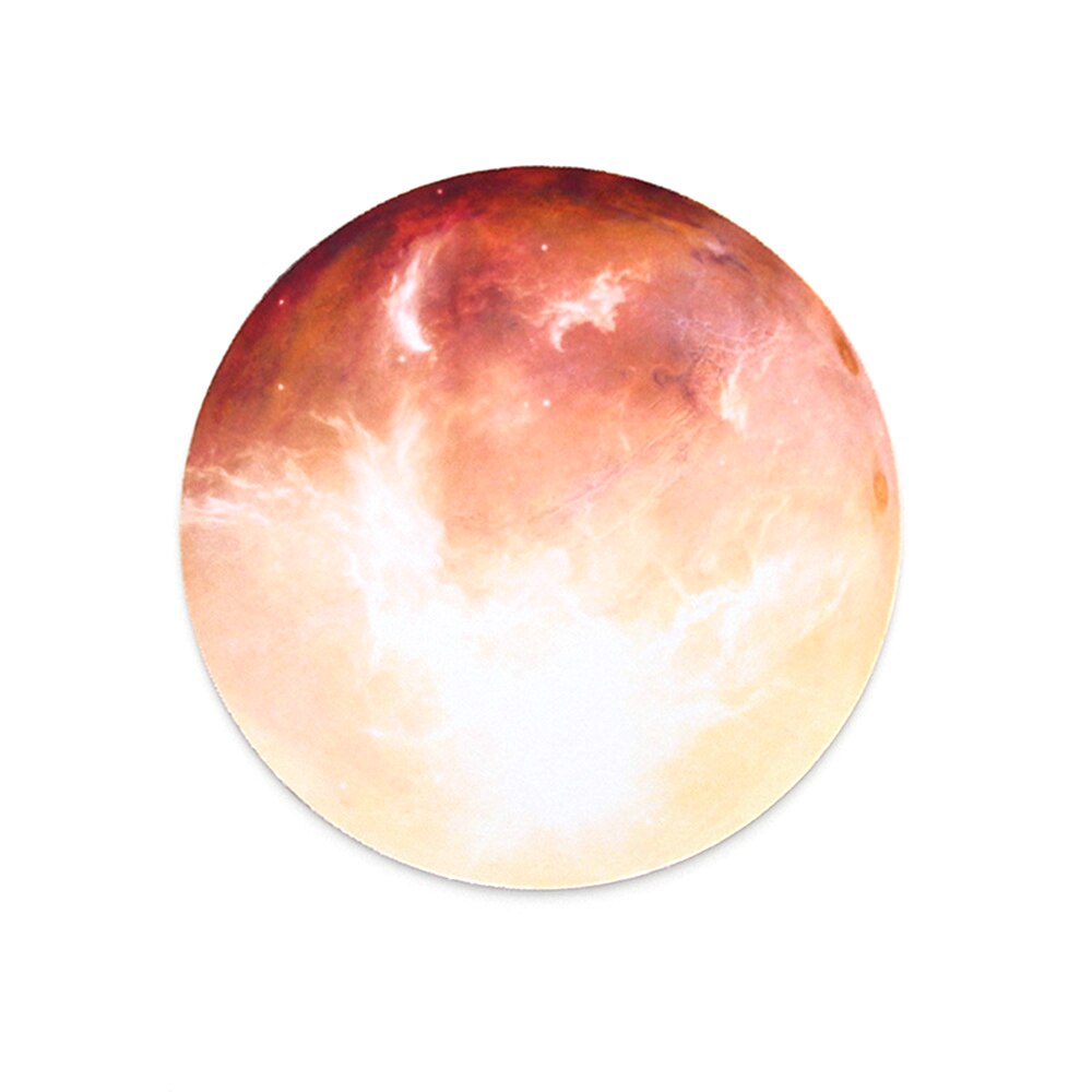 Planet Series Mouse Pad Comfort Rubber Base Circular Computer PC Laptop Mic Mat: 06