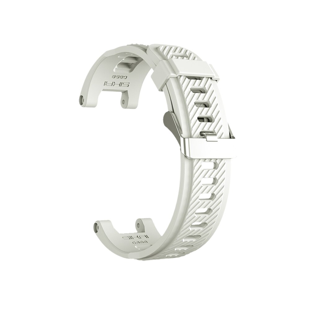 Soft Silicone Watch Band For Amazfit T-rex Smartwatch Colorful Watch Strap For Amazfit Ares: White / For Amazfit T-rex