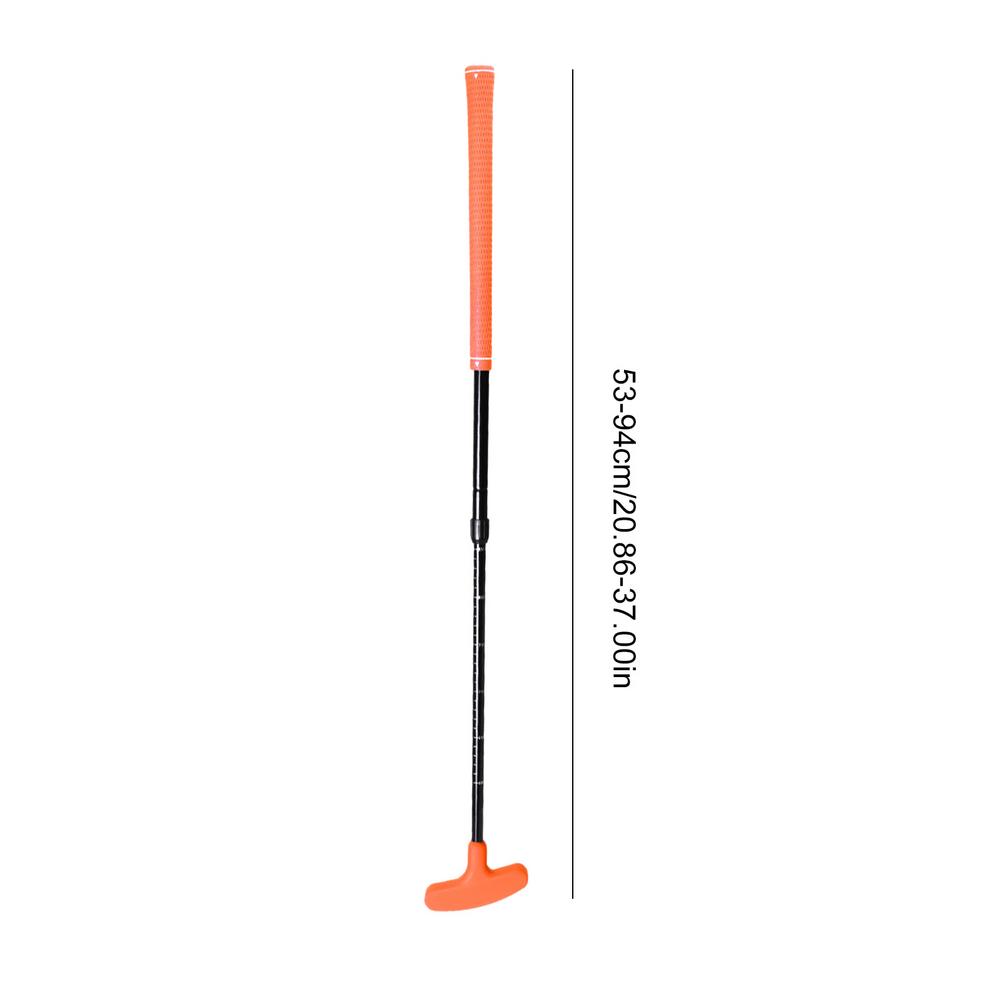 Golf Putter Clubs Rechts & Linkshandige Golfclubs Telescoping Verstelbare Golf Grepen Club Voor Kinderen Volwassenen Golf Putter Training Aid: Oranje