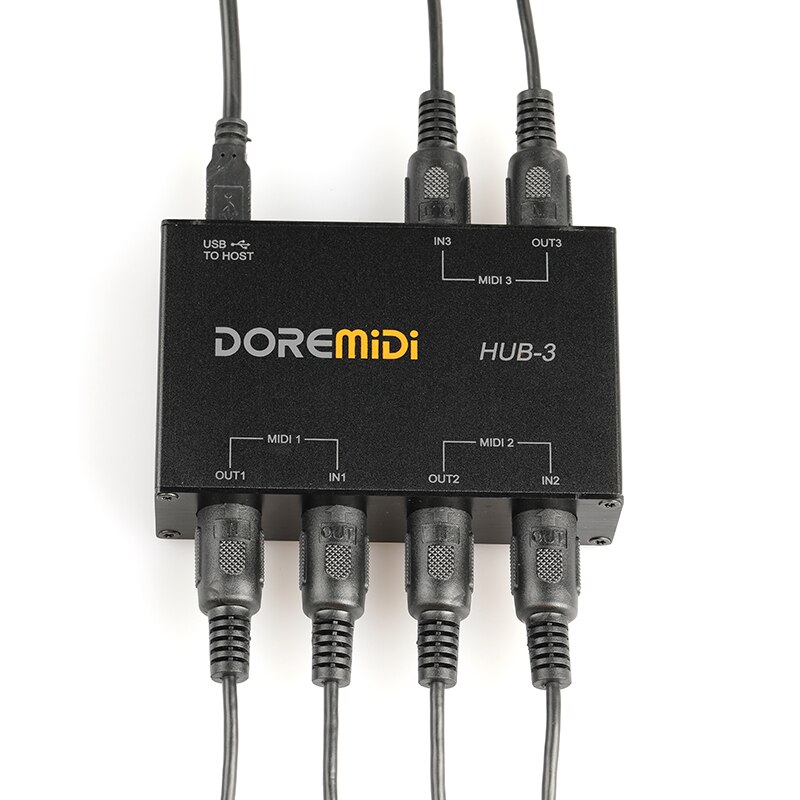 Doremidi Midi 3X3 Doos Usb Midi Interface Midi Doos Midi Hub-3