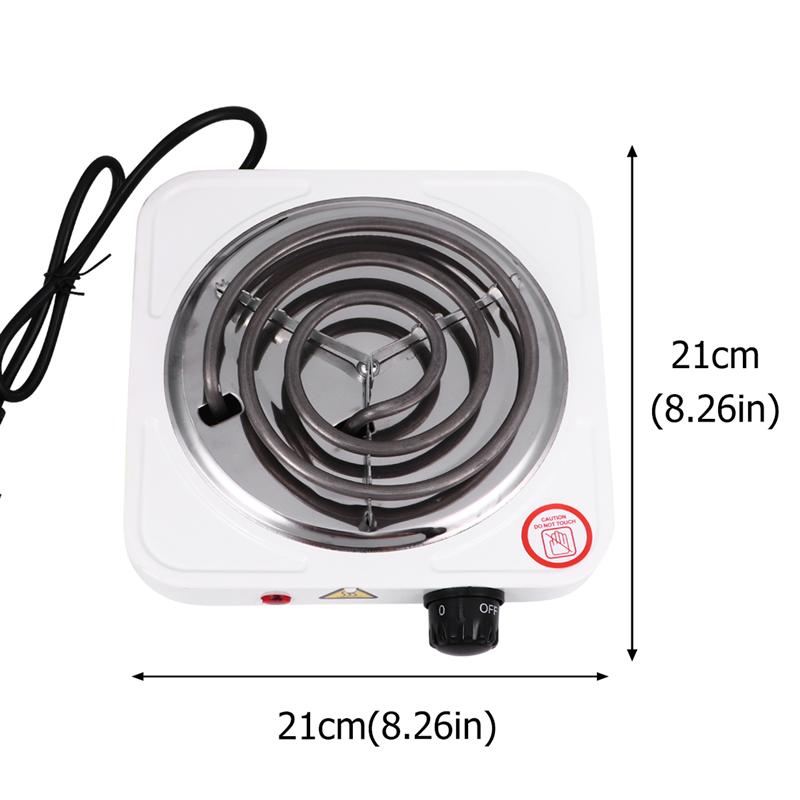 1Pc 1000W Electric Heater Stove Practical Electric Heater Single Burner (US Plug/EU Plug))