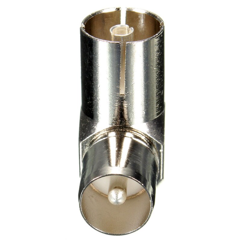 Aluminium Alloy 90 Degree Right Angled TV Cable Connector Male Coax Aerial Antenna Plug to Female Socket
