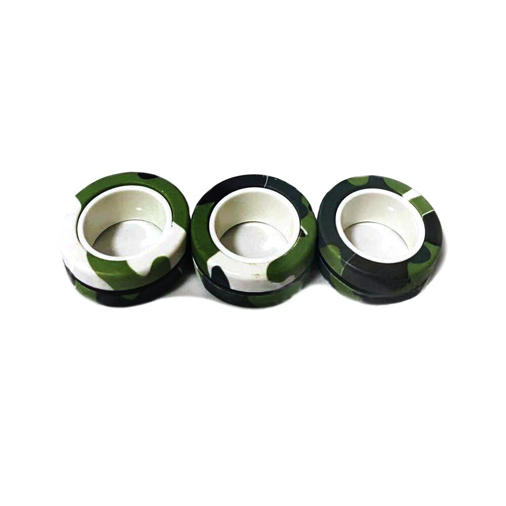3 sztuk zabawki typu Fidget antystresowy śmieszne Fidget Spinner bransoletka magnetyczna pierścień rozpakować zabawki magiczny pierścień rekwizyty narzędzia stres stres zabawki