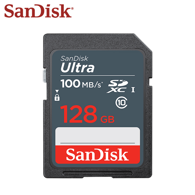 SanDisk SDHC 16GB 32GB SDXC 64GB 128GB 256GB Memory Card C10 1080P UHS-I SD Card for Camera