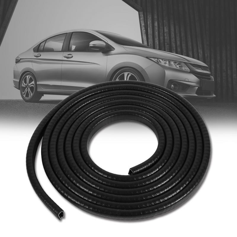 4 Meters Universal Door Edge Trim Protector Guard Hardwearing Car Auto Truck Ship Dustproof Rubber Seal Strip With steel sheet