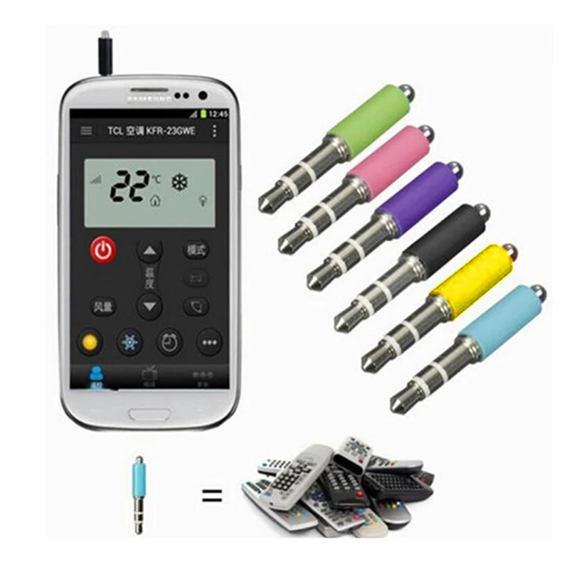 Télécommande universelle pour Smartphone, transmetteur infrarouge 3.5mm, contrôle par application, Mini adaptateur sans fil pour climatiseur TV