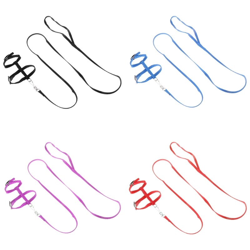 Arnés para erizo ajustable para entrenamiento juego cuerda de tracción para mascotas