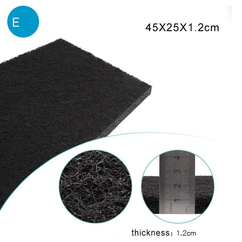 Aquarium filter cotton high density thick cotton purification water sponge filter material aquarium filter bacteria: E