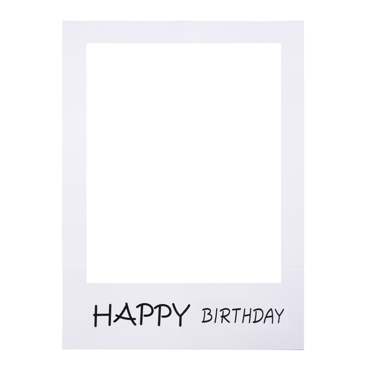 DIY Paper Picture Frame Cutouts Photo Booth Props for Birthday Party: Default Title