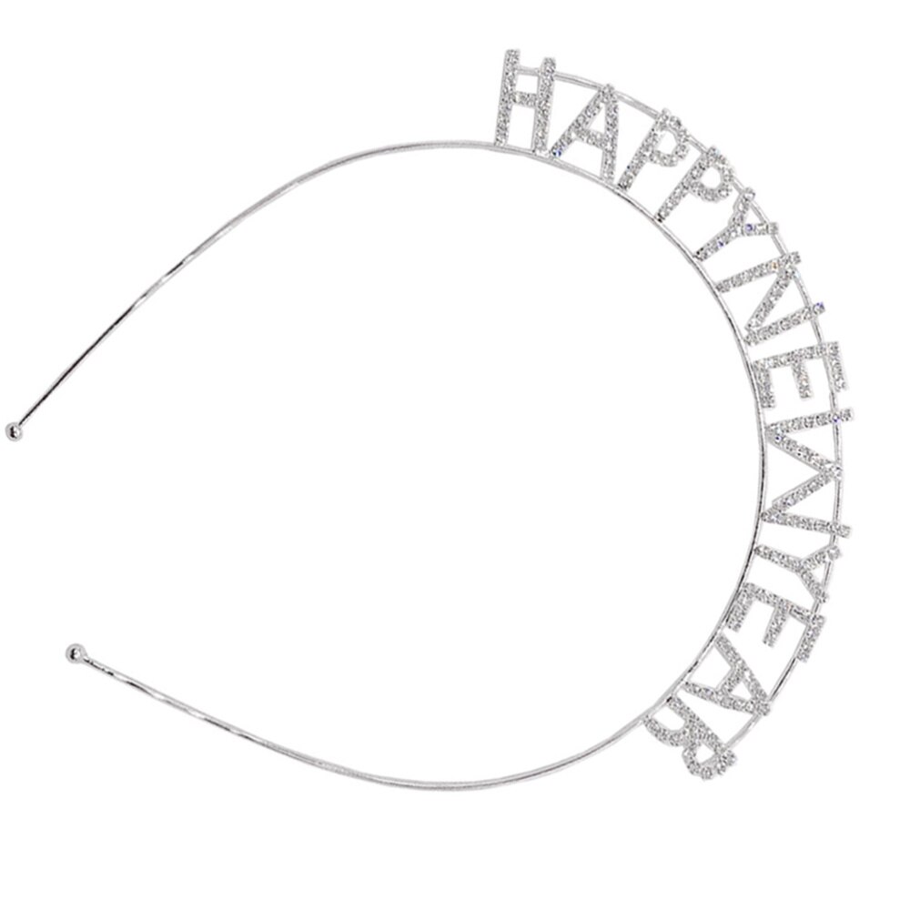1pc haarringen decoratieve kristallen feestelijke haarringen haaraccessoire voor het jaar