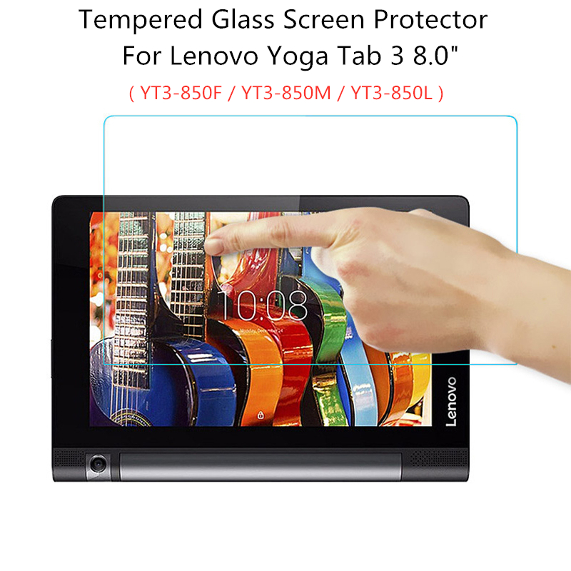 9H Screen Protector For Lenovo Yoga Tab 3 8 inches Tablet Explosion-Proof Tempered Glass Protective Film 8.0 YT3 850F 850M 850L: Default Title