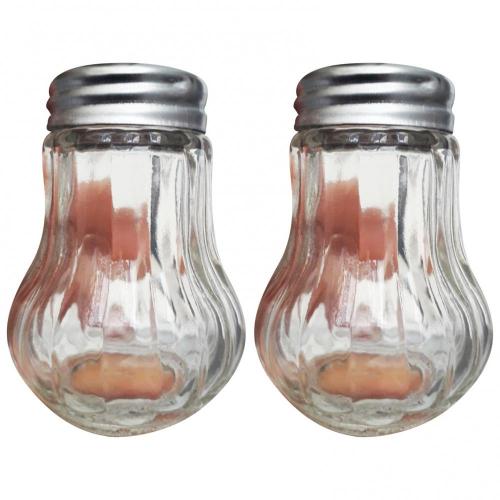 4 Stuks Dubbele Deksels Kruiden Shakers Glazen Flessen Kruiden Shakers Sifter Barbecue Kruiden Potten Zout En