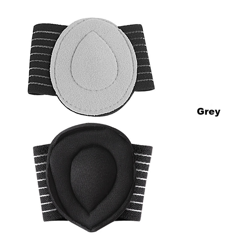 Fabric Gel Metatarsal Ball Of Foot Insoles Pads Cushions Forefoot Pain Support Front Foot Pad Feet Foot Care Tool Orthope: Grey