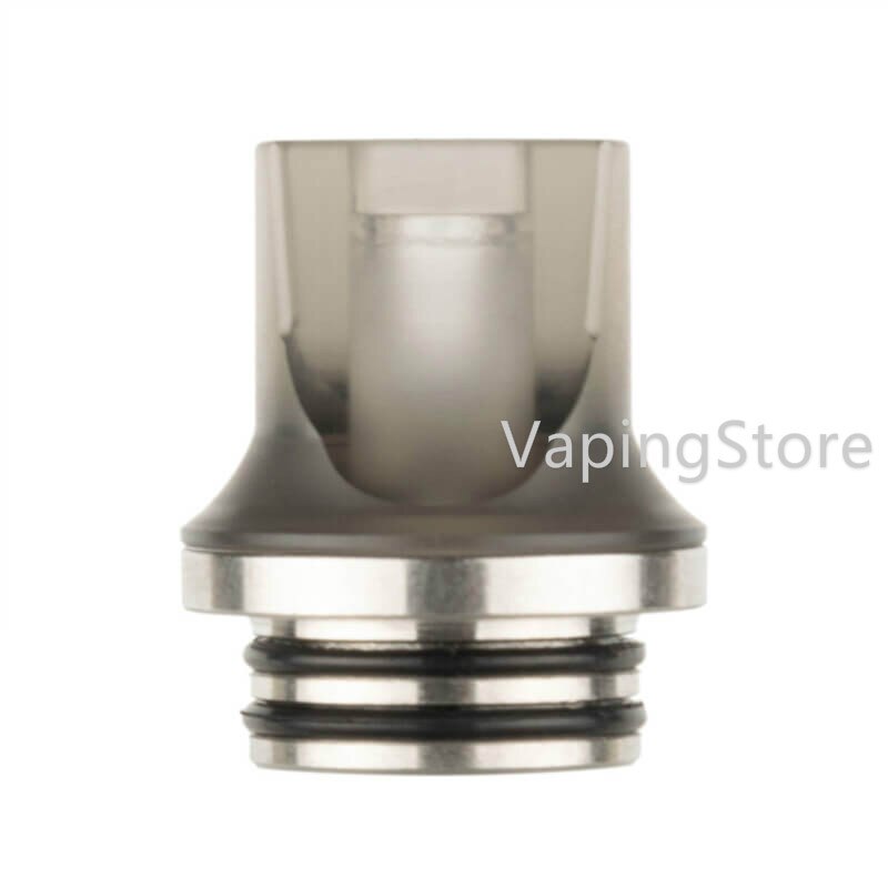 Delrin SS 810 Flat Drip Connector Tip Polished Adaptor Odan Tank/Odan Mini Tank/Skrr S/NRG Tank/Hellvape Destiny RTA Mouthpiece: Gray