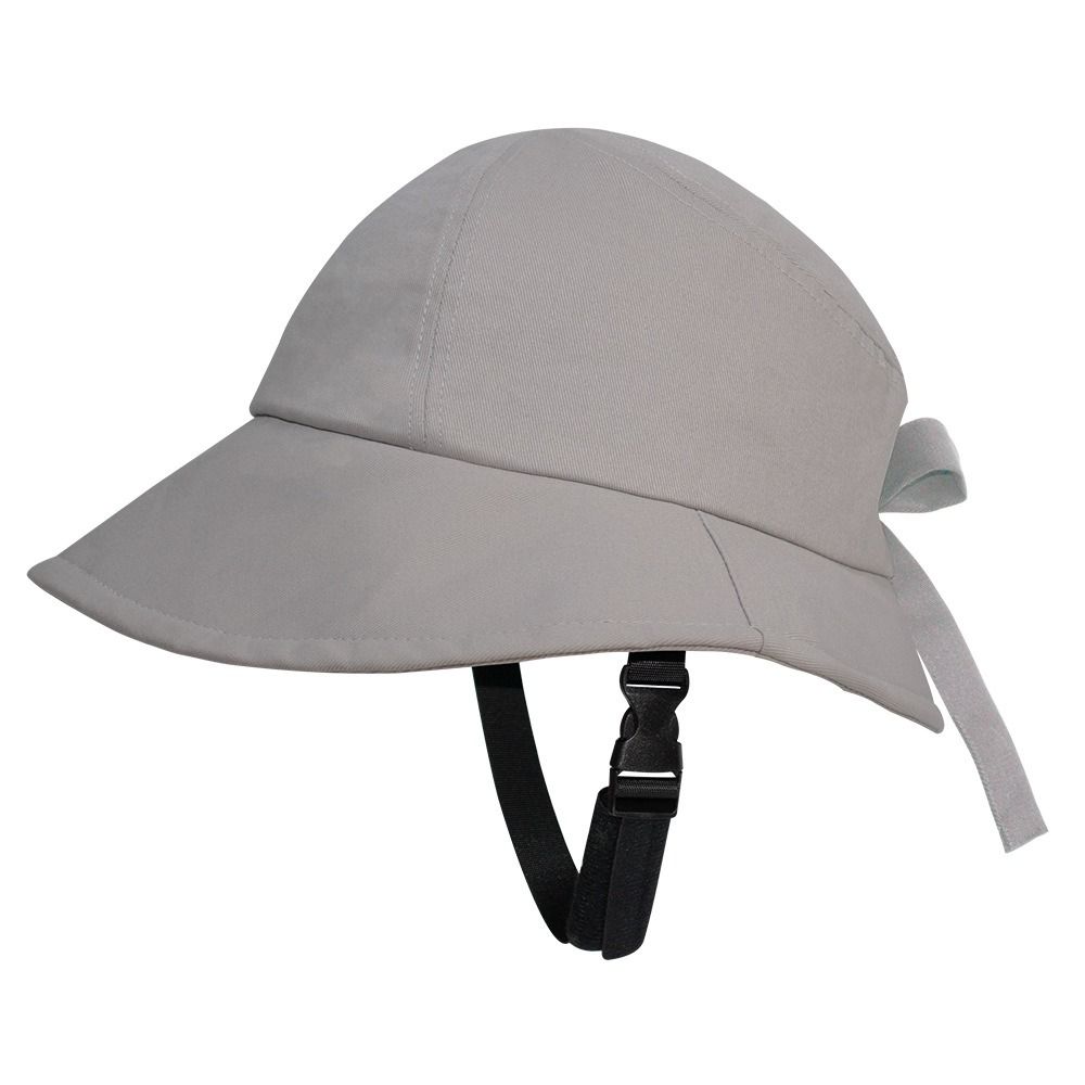 Anti-botsing fietshelm ademende effen kleur zonnehoed Brede rand Hoedvormige helm: Rood