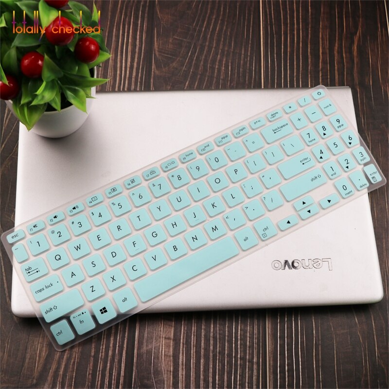 15.6 inch Keyboard Cover skin For Asus VivoBook 15 X512FL X512UF X512UA X512FA X512da X512UB F512 F512U F512DA X512 Y5000U: whiteblue