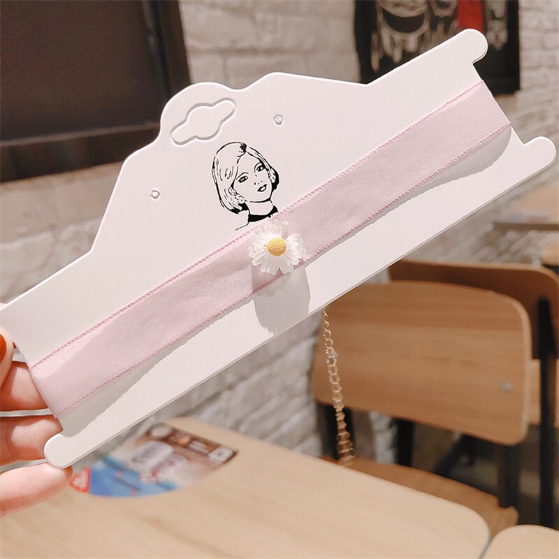 Kpop Zomer Mode Zoete Leuke Egirl Chic Esthetische Paars Kant Bloem Korte Sleutelbeen Ketting Bff Harajuku Kawaii Sieraden: 5