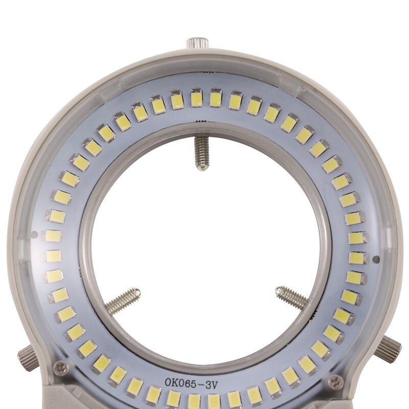 48 Led Industriële Microscoop Camera Lichtbron Ring Lamp Licht Illuminator Lamp Verstelbare Helderheid Usb Interface