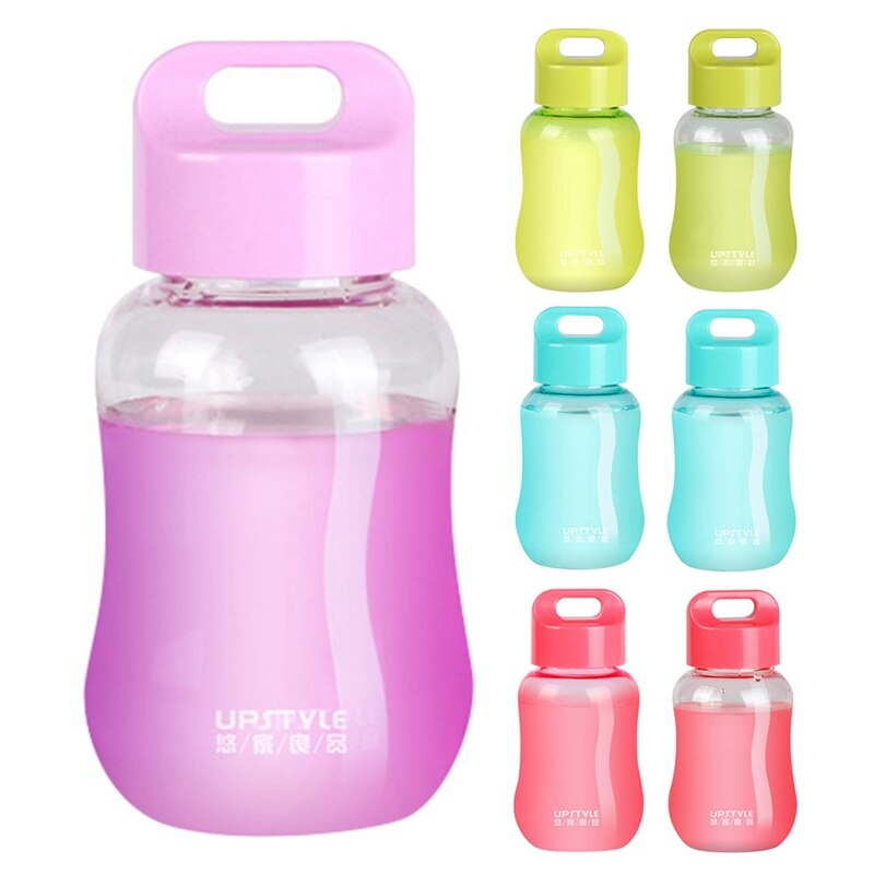 Draagbare Lekvrij Kleine Water Fles Water Fles Mini Cartoon Fles Voor Kinderen Kids 180ml