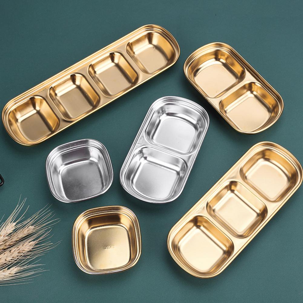 Disque de trempage pour Barbecue en acier inoxydable, assiette à Sauce, plat d&#39;assaisonnement, outil de cuisine