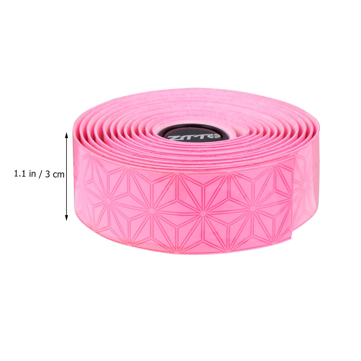 1 Paar Fiets Stuurlint Antislip Pu Lederen Stuur Wrap Riem Racefiets Fiets (Roze)