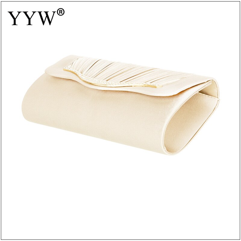 Dames Elegante Schoudertas Beknopte Plooi Clutch Bag Strass Zwart Effen Envelop Schoudertassen Rechthoek Portemonnee Vrouwelijke