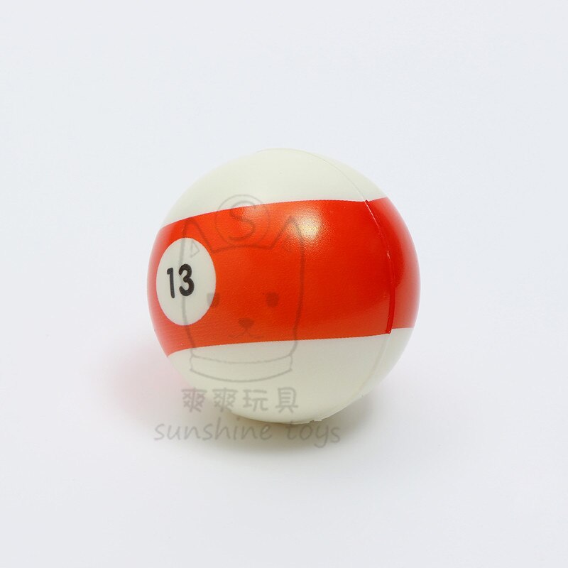 Balles souples pour bébés, 12 pièces/lot, balles de billard en éponge PU, nombres amusants, Anti-stress, jouets pour enfants