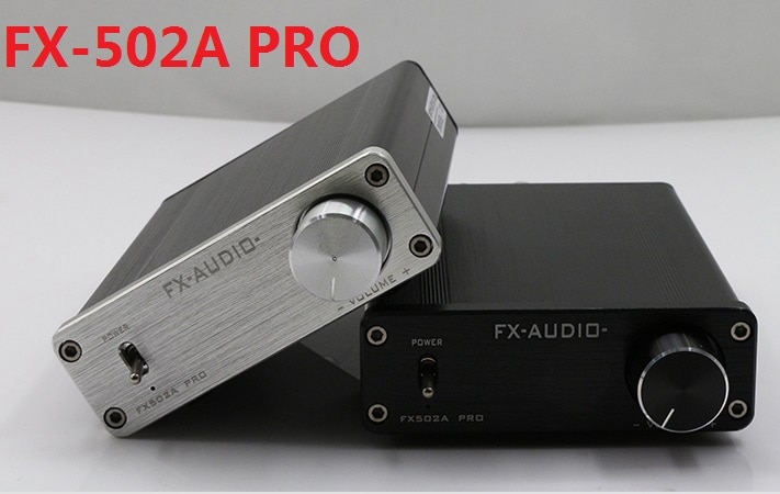 Fx-Audio FX-502A Pro Hifi 2.0 Volledige Digitale Audio Eindversterker 50W + 50W Met DC24V/4A Power Adapter