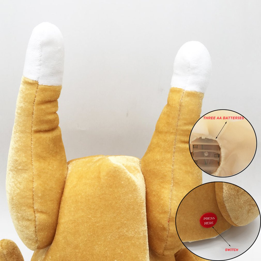 Musical Bell Christmas Santa Antler Hat Singing Dancing Moving Electric Antler Hat Plush Adult Hat Winter Warm Gif