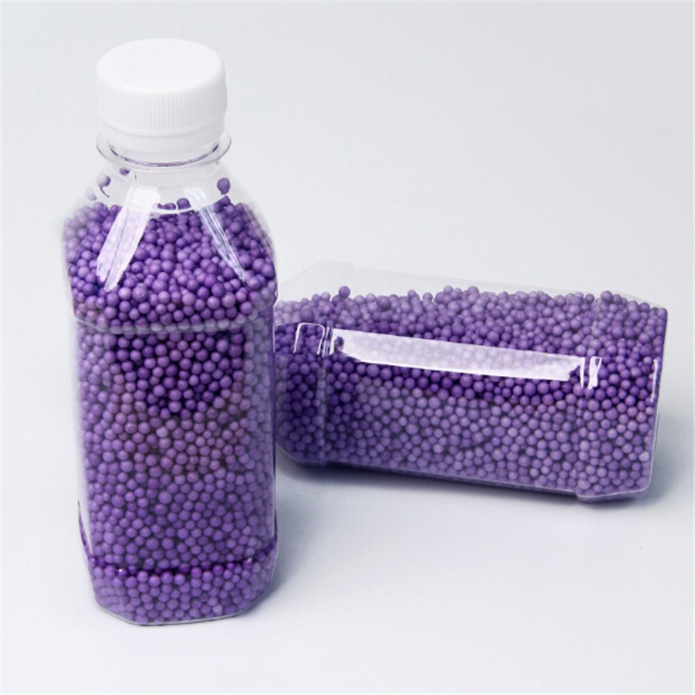 Mini billes en mousse plastique polystyrène | 1 bouteille, Mini billes de perles, bricolage, couleurs assorties, pour décorer les fournitures d'événements et fêtes, décoration: A1