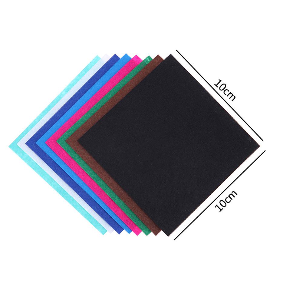 40 pièces/ensemble Non-Tissé Feutre Tissu Polyester Tissu Tissu En Feutre BRICOLAGE Paquet pour la Couture Poupée Fait Main Artisanat Épais Décor À La Maison Colorée