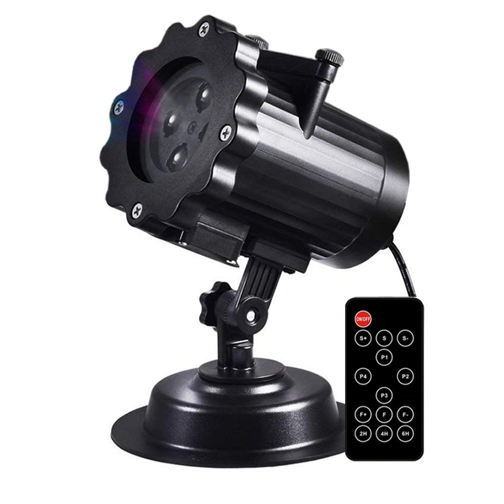 LED Animated Projector Lights Wireless Remote Control Movie Show for Christmas Halloween Party Year EU US Plug