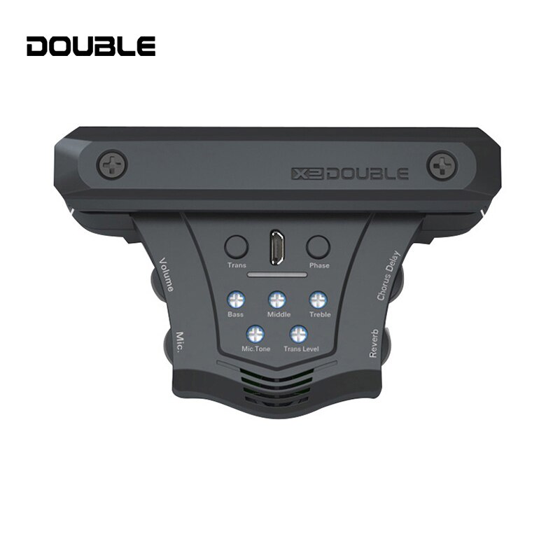 Doble G0 guitarra acústica Pickup Preamp SISTEMA DE efecto doble X0 guitarra clásica Pickup amplificador transductor