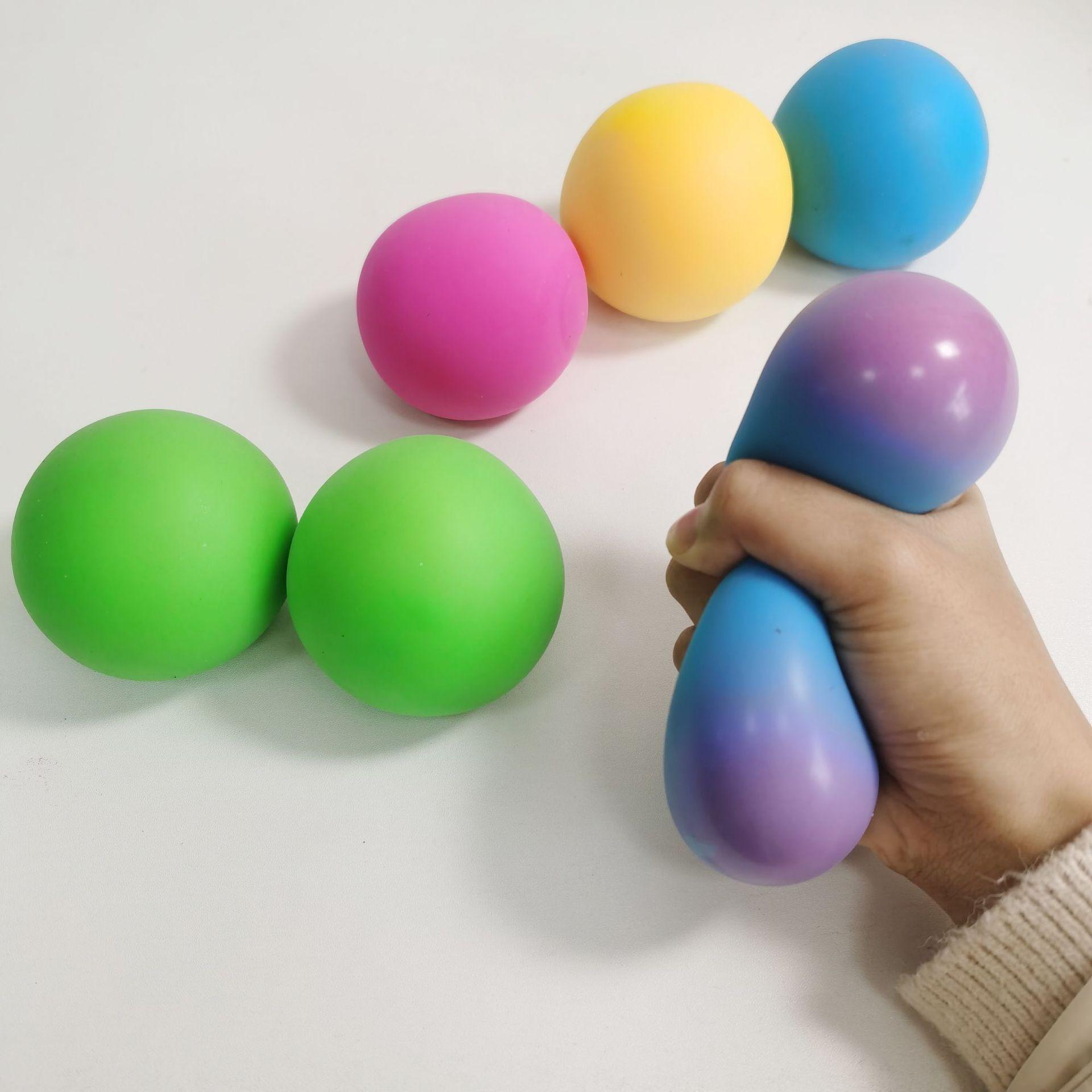 6Cm/6.5Cm Stress Ballen Kleur Veranderende Scheurbestendig Niet Giftig Bpa Gratis Soft Stretchy speelgoed Anti Stress Bal Voor Kinderen Volwassen