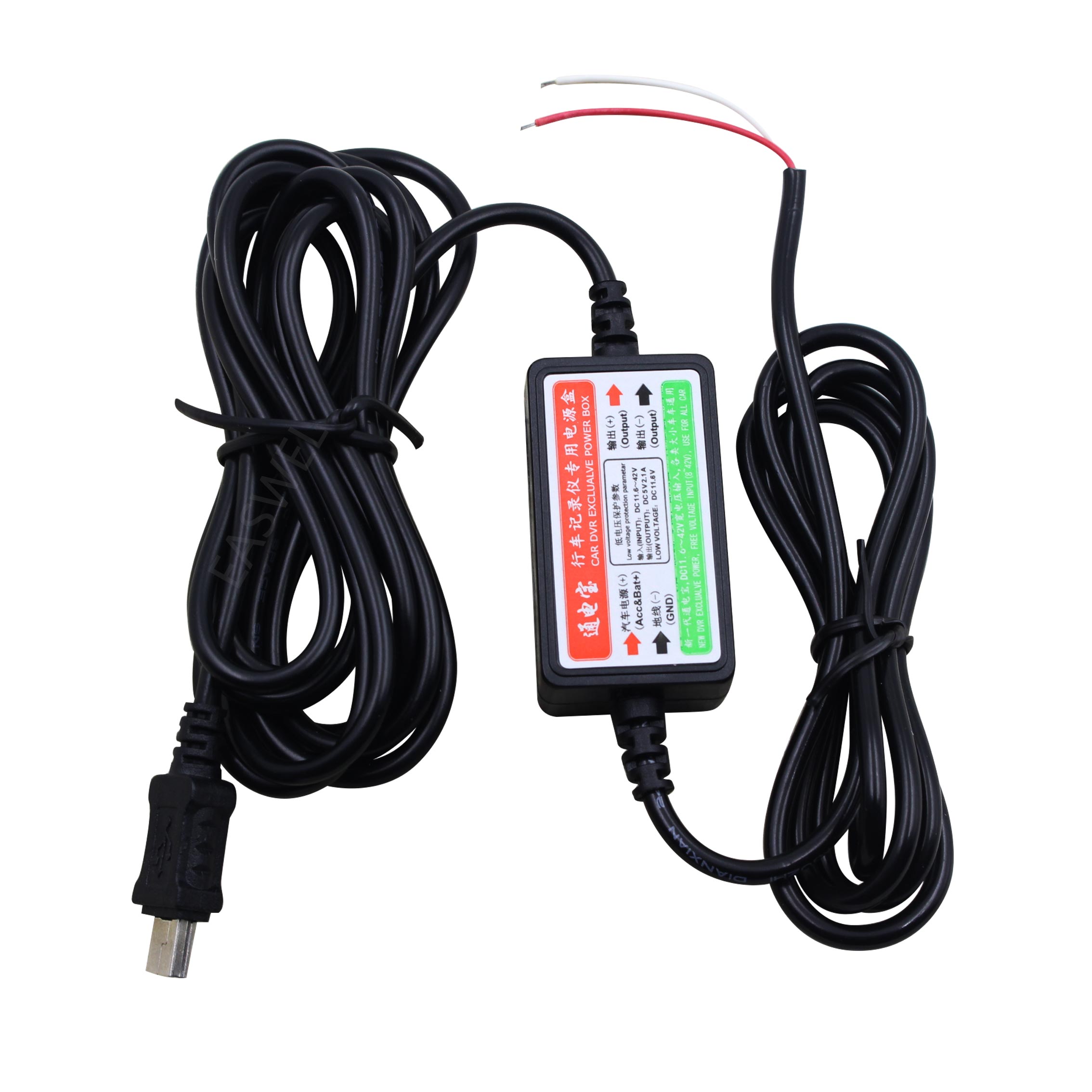 Hardwire USB Car Charger power cord for Garmin Dash Cam 30 35 GDR33 43 Dashcam