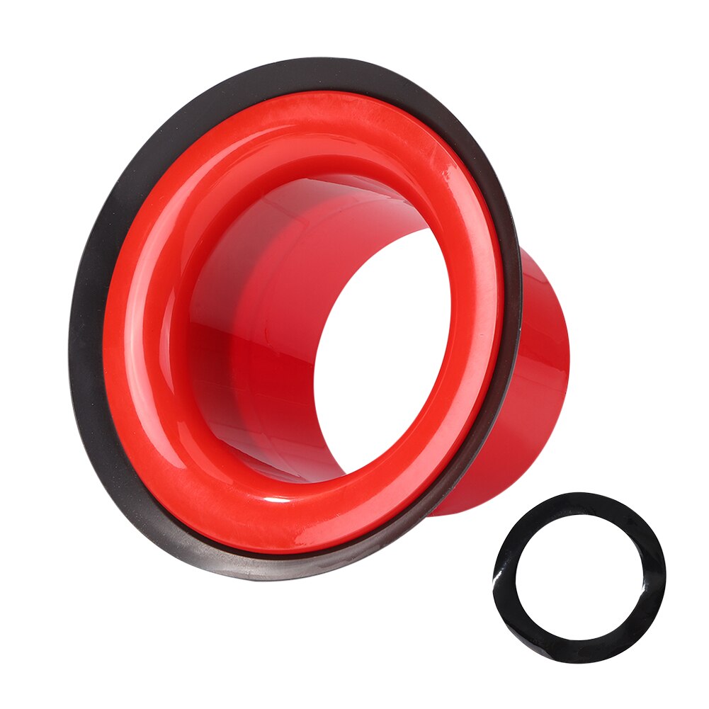 Drum Bass Bottom Microphone Loudspeaker Voice Sound Amplifier Drum Accessories Bass Hole Protection Percussion Spare ABS Parts: Red