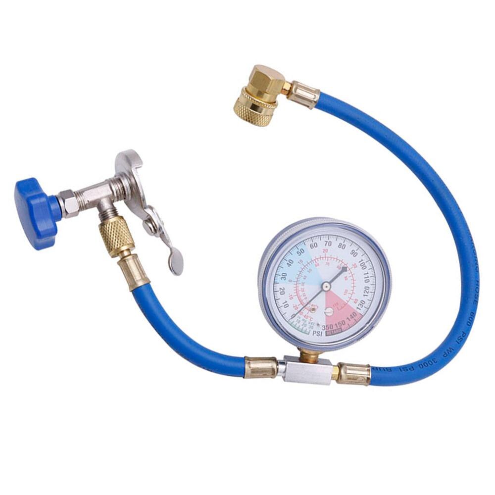 R134A Refrigerant Car Air Conditioning Recharge Measuring Hose Air Conditioning Repair Tool Gauge Valve Pipe Car Accessories