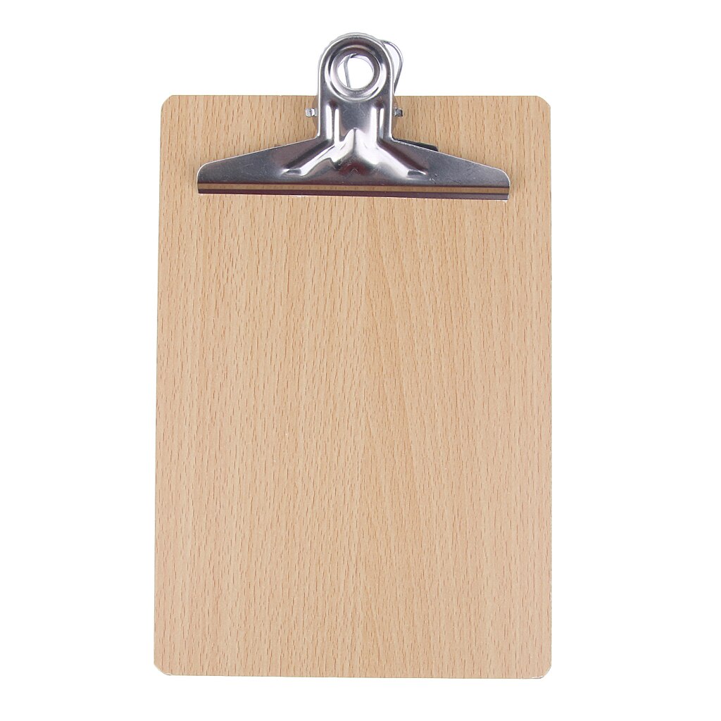 A5 Mini Wood Clipboard Compact & Handy , easy to organize, let you make to-do lists /take notes wherever you like