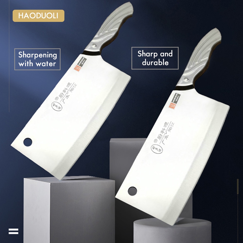 Chinese Cleaver Handgemaakte Chopper Chef 3cr13 Roestvrijstalen Mes Professionele Keukenmessen Vlees Vege Slicer Hakmes